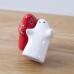 rovilox Ceramic Ghost Salt and Pepper Shakers - Fun and Spooky Halloween-Themed Design, Perfect for Festive Table Settings & Kitchen Décor